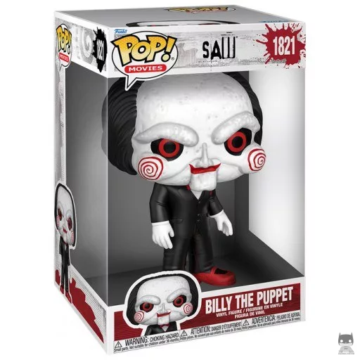 Figurine Funko POP Billy la marionnette (SuperSized) (Saw)