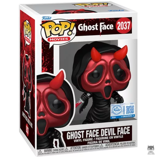 Figurine Funko POP Ghost Face visage de diable (Chrome) (Ghostface)