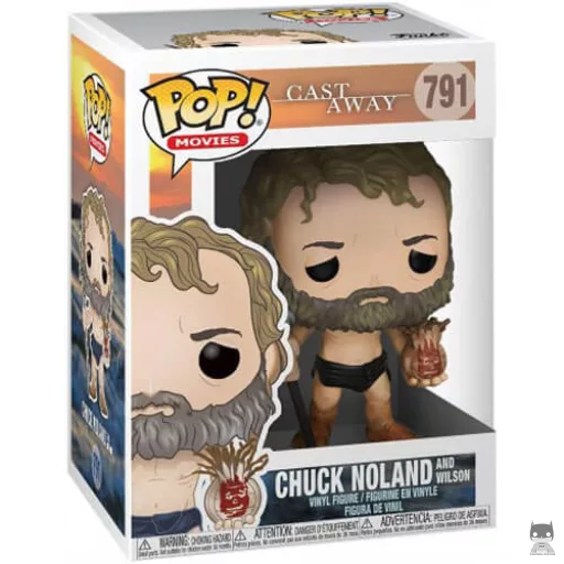 Figurine Funko POP Chuck Noland et Wilson (Seul au Monde)
