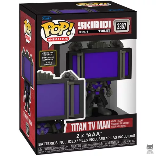 Figurine Funko POP Titan TV Man (Lights & Sound) (Skibidi Toilet)
