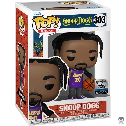 Figurine Funko POP Snoop Dogg avec Maillot des Lakers (Exclusive)