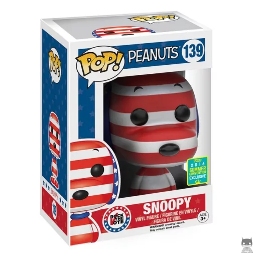 Figurine Funko POP Snoopy Patriote (Exclusive)