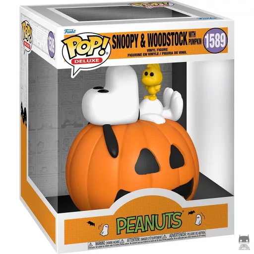 Figurine Funko POP Snoopy & Woodstock avec citrouille (Snoopy)