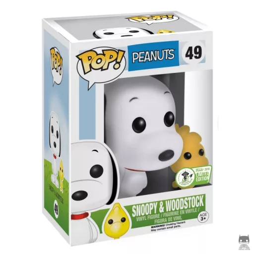 Figurine Funko POP Snoopy & Woodstock (Flocked) (Pop! Vinyl)