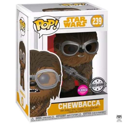 Figurine Funko POP Chewbacca avec Lunettes (Flocked) (Pop! Vinyl)