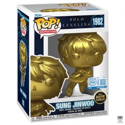 Figurine Funko POP Sung Jinwoo (Or) (Solo Leveling)