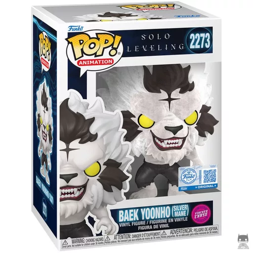 Figurine Funko POP Baek Yoonho (Silver Mane) (Chase & Flocked) (Baek Yoonho)