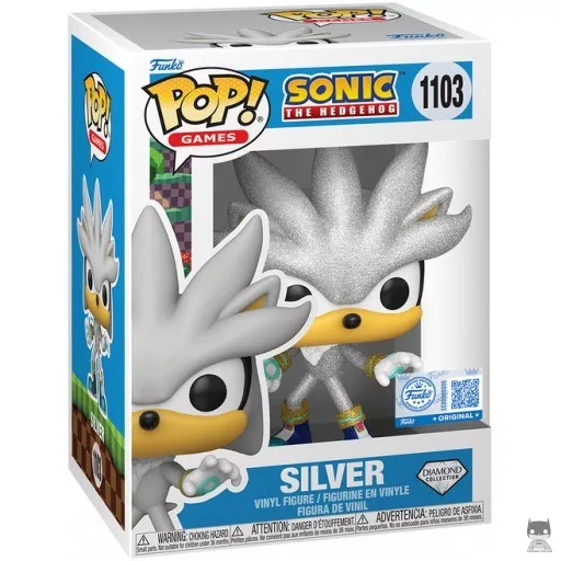 Figurine Funko POP Silver (Diamond) (Sonic le Hérisson)
