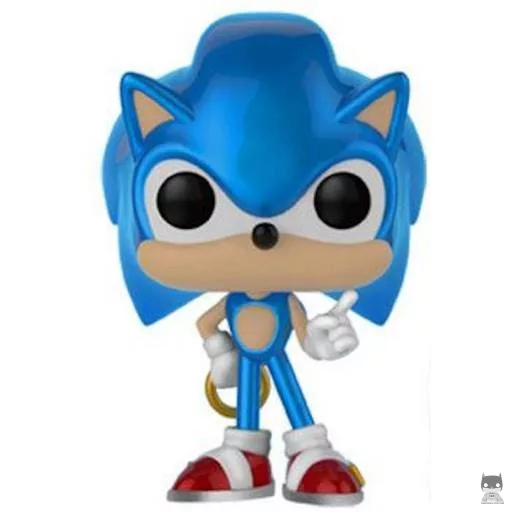 Figurine Funko POP Sonic avec Anneau (Metallic) (Pop! Vinyl)