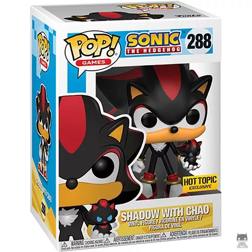 Figurine Funko POP Shadow avec Chao (Exclusive)