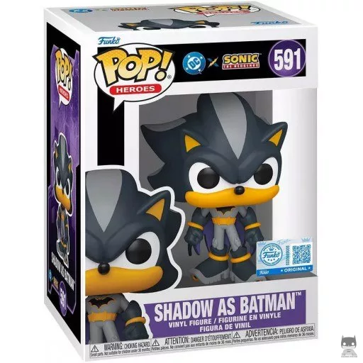 Figurine Funko POP Shadow en Batman (Sonic le Hérisson)