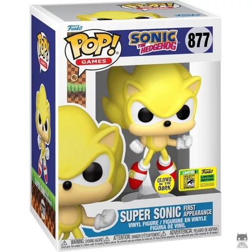 Figurine Funko POP Super Sonic First Appearance (Glow in the Dark) (Sonic le Hérisson)
