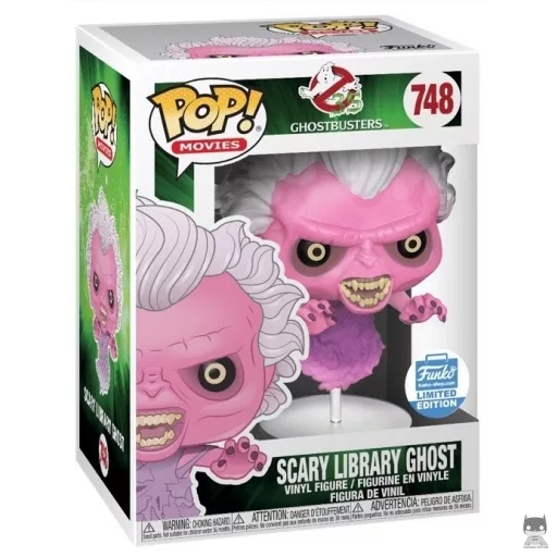 Figurine Funko POP Le Fantôme Effrayant de la Bibliothèque (Translucent) (SOS Fantômes)