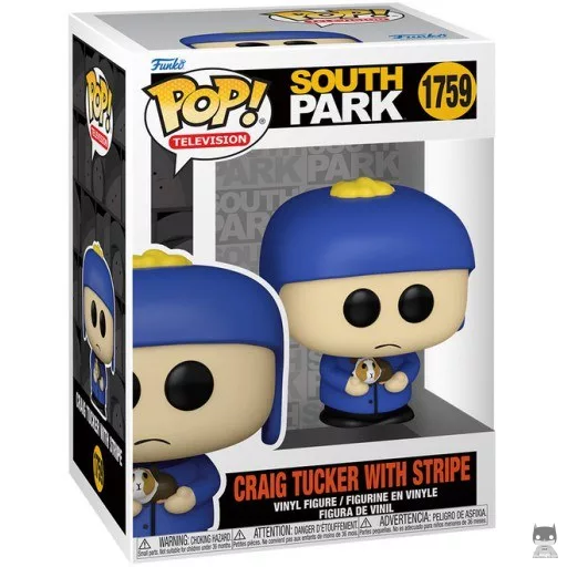 Figurine Funko POP Craig Tucker avec Stripe (South Park)
