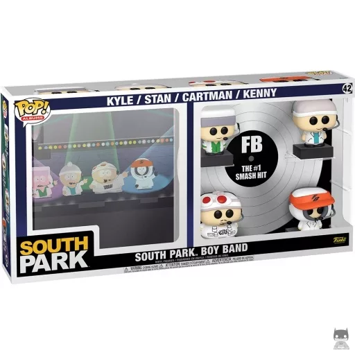 Figurine Funko POP South Park Boy Band (Kyle, Stan, Cartman & Kenny) (Pop! Vinyl)