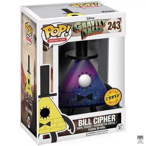 Figurine Funko POP Bill Cipher (Chase) (Souvenirs de Gravity Falls)
