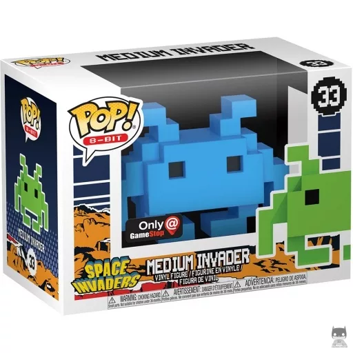 Figurine Funko POP Medium Invader (Bleu) (Space Invaders)
