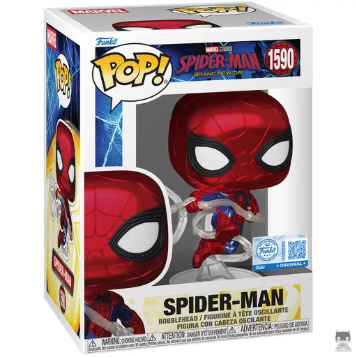 Figurine Funko POP Spider-Man (Métallique) (Spider-Man : Brand New Day)