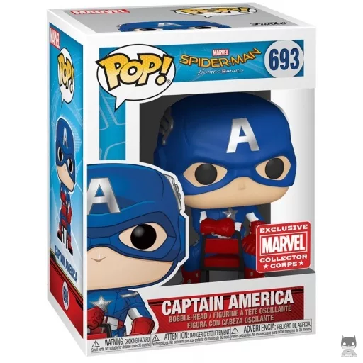 Figurine Funko POP Captain America (Spider-Man : Homecoming)