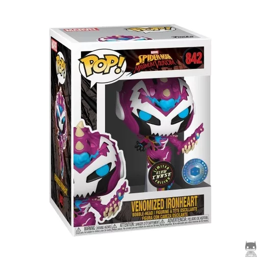 Figurine Funko POP Ironheart Venom (Chase) (Spider-Man : Maximum Venom)