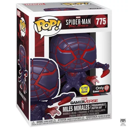 Figurine Funko POP Miles Morales (Costume en Matière Programmable) (Metallic) (Spider-Man: Miles Morales)