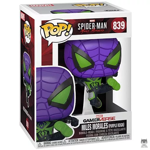Figurine Funko POP Miles Morales (Costume Menace) (Metallic) (Spider-Man: Miles Morales)