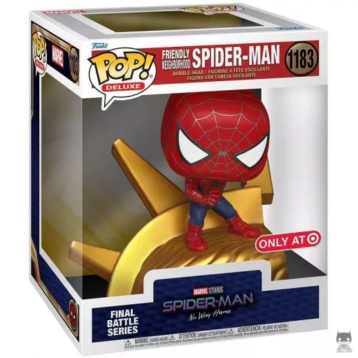 Figurine Funko POP Série bataille finale : Friendly Heighborhood Spider-Man (Tobey Maguire) (Spider-Man : No way Home)