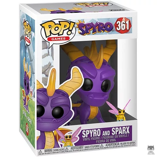 Figurine Funko POP Spyro avec Sparx (Spyro le Dragon)