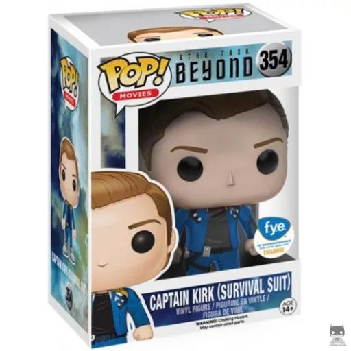 Figurine Funko POP Captain Kirk (combinaison de survie) (Star Trek : Sans limites)