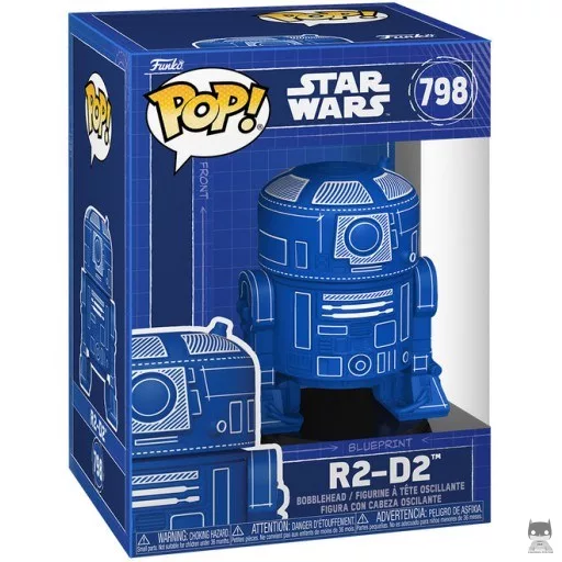Figurine Funko POP R2-D2 (Blueprint Deco) (Star Wars (Artistiques))