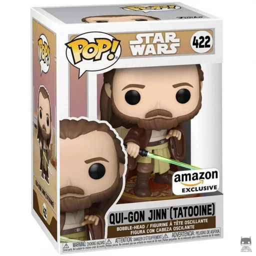 Figurine Funko POP Qui-Gon Jinn sur Tatooine (Exclusive)