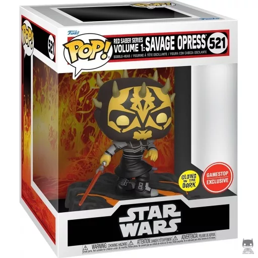 Figurine Funko POP Série Sabre Rouge Volume 1 : Savage Opress (Glow in the Dark) (Star Wars : Episode III, La Revanche des Sith)