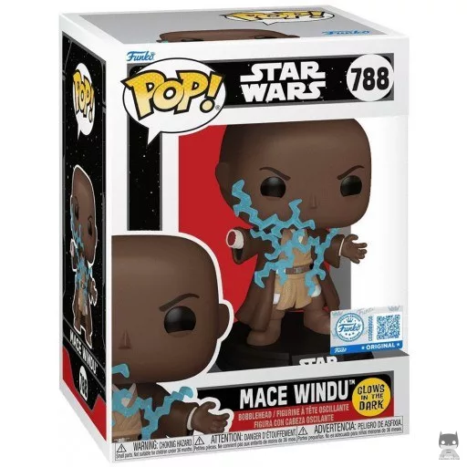 Figurine Funko POP Mace Windu (Glow in the Dark) (Star Wars : Episode III, La Revanche des Sith)