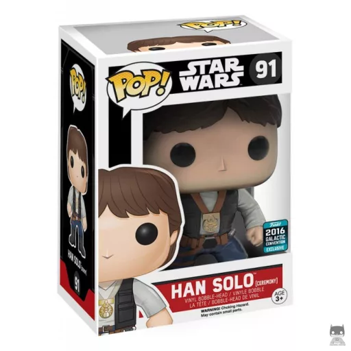 Figurine Funko POP Han Solo Tenue de Cérémonie (Exclusive)