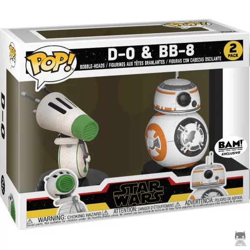 Figurine Funko POP D-0 & BB-8 (Star Wars Episode IX, L'Ascension de Skywalker)