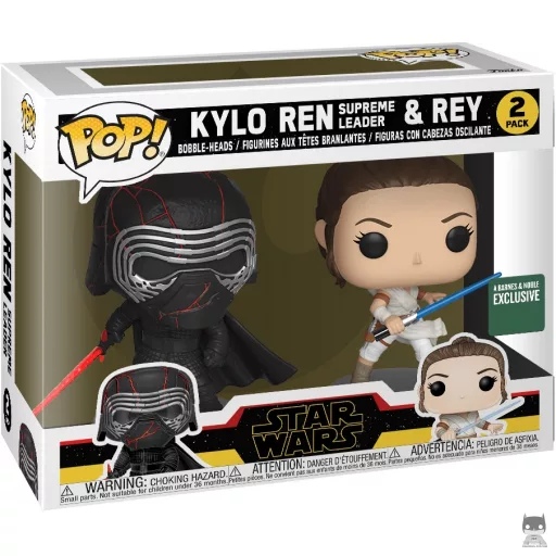 Figurine Funko POP Kylo Ren Suprême Leader & Rey (Star Wars Episode IX, L'Ascension de Skywalker)