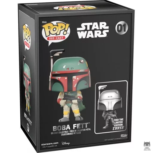 Figurine Funko POP Boba Fett (Chase & Metallic) (Star Wars : Episode V, L'Empire contre-attaque)