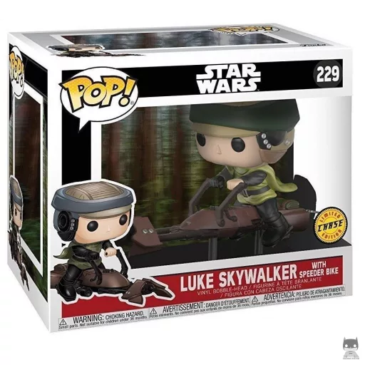 Figurine Funko POP Luke Skywalker avec Moto Speeder (Chase) (Star Wars : Episode VII, Le Réveil de la Force)