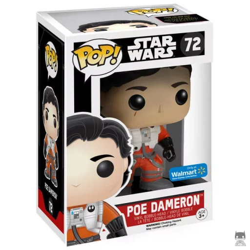 Figurine Funko POP Poe Dameron sans Masque (Exclusive)