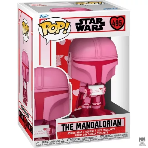 Figurine Funko POP Le Mandalorien (Rose) (Star Wars (Saint Valentin))