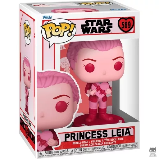 Figurine Funko POP Princesse Leia (Rose) (Star Wars (Saint Valentin))