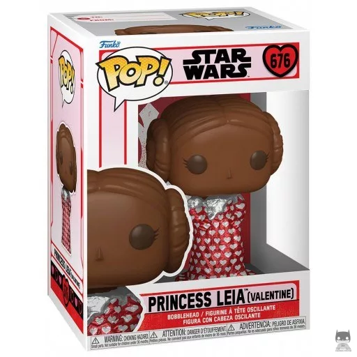 Figurine Funko POP Princesse Leia (Chocolat) (Star Wars (Saint Valentin))
