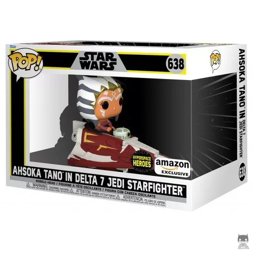 Figurine Funko POP Hyperspace Heroes : Ahsoka Tano dans le Chasseur Delta-7 (Exclusive)
