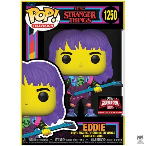 Figurine Funko POP Eddie (Black Light) (Stranger Things)