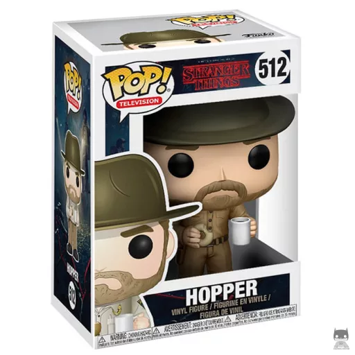 Figurine Funko POP Jim Hopper avec un donut (Stranger Things)