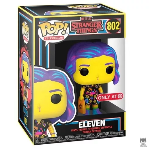 Figurine Funko POP Onze en tenue de shopping (Blacklight) (Stranger Things)