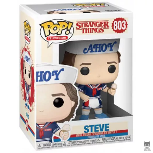Figurine Funko POP Steve Ahoy avec une glace (Stranger Things)