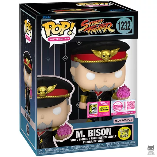 Figurine Funko POP M. Bison (Glow in the Dark) (San Diego Comic Con (Convention d'Eté) 2026)