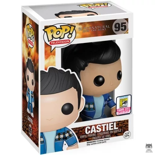 Figurine Funko POP Castiel en pull (Exclusive)