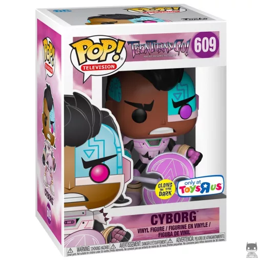 Figurine Funko POP Cyborg avec Hâche (Teen Titans Go!)